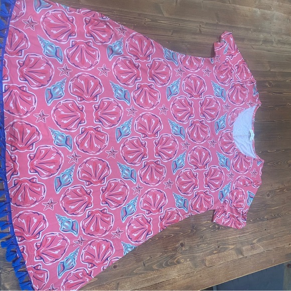 Simply Southern Pink and Blue Floral Dress - Picture 8 of 8